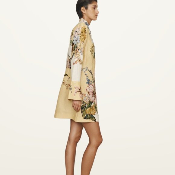 Alemais Orlander Mini Dress in FLORAL PRINT - Picture 3 of 15